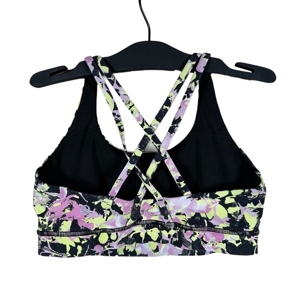 LULULEMON Energy Bra in Inflect Floral Highlight Yellow Multi - Picture 7 of 10